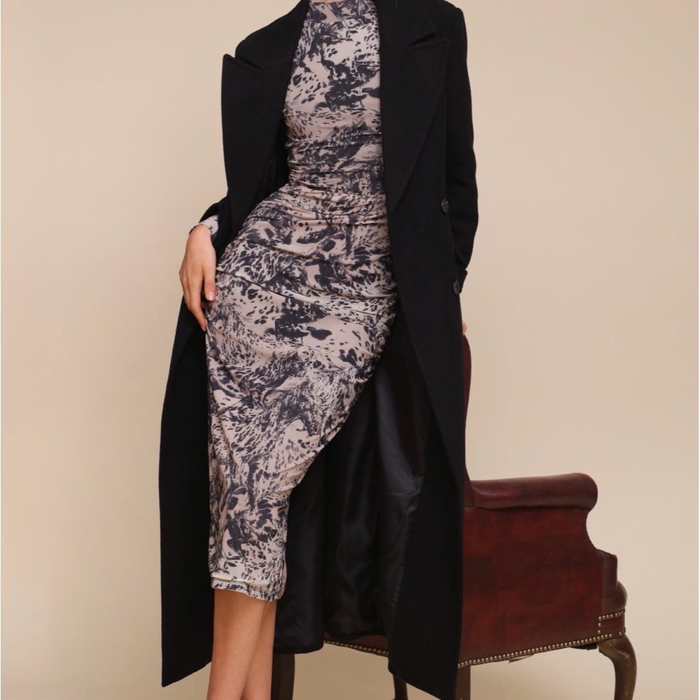 Avec Les Filles Tailored Maxi Coat - Picture 4 of 4